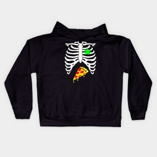 Pizza pot leaf Kids Hoodie